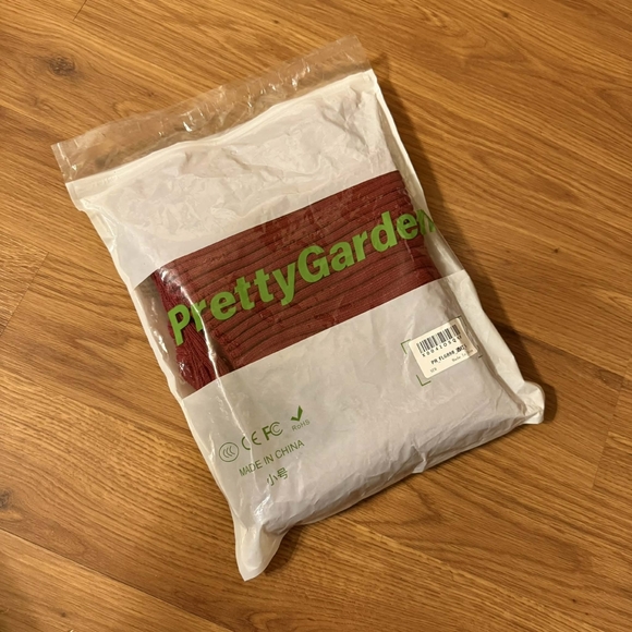 NWT Prettygarden Red Off Shoulder Ribbed Knit Bodycon Sweater Midi Dress S - Picture 3 of 12